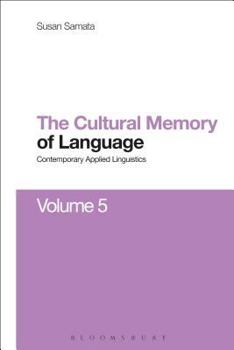 Paperback Cultural Memory of Language Book