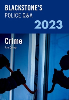 Paperback Blackstone's Police Q&A Volume 1: Crime 2023 Book