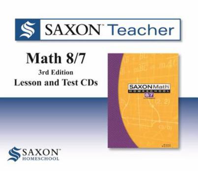 CD-ROM Saxon Math 87 Teacher CD-ROM Book