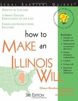 Paperback How to Make an Illinois Will Book