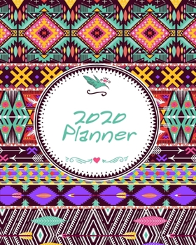 Paperback 2020 Planner: 8"x10" Daily and Weekly Agenda Planner and Organizer V35 Book