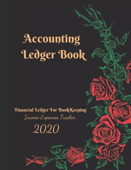 Accounting Ledger Book: General small Business or Personal Ledger for bookkeeping Income Expense tracker Spending Payment Journal Notebook / Checking ... - Record Tracker Log Book Financial ledger