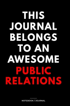 THIS JOURNAL BELONGS TO AN AWESOME Marketing Director Notebook / Journal 6x9 Ruled Lined  120 Pages: for Marketing Director 6x9 notebook / journal 120 ... memorie, blueprint and goals. Degree Student
