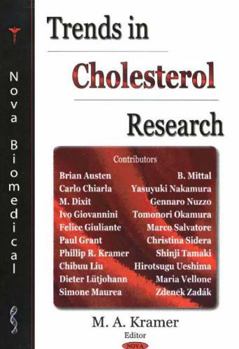 Hardcover Trends In Cholesterol Research Book