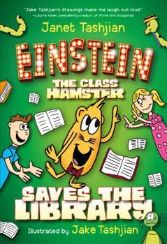 Hardcover Einstein the Class Hamster Saves the Library Book