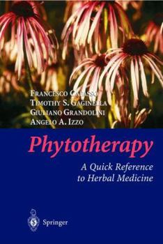 Paperback Phytotherapy: A Quick Reference to Herbal Medicine Book