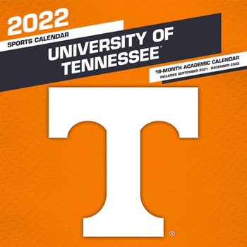 Calendar Tennessee Volunteers 2022 12x12 Team Wall Calendar Book