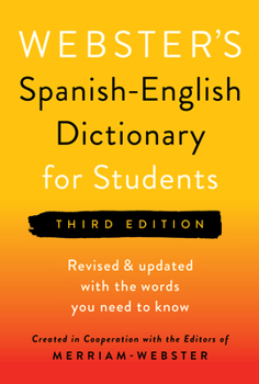 Paperback Webster's Spanish-English Dictionary for Students, Third Edition [Multiple Languages] Book