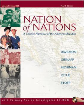 Paperback Nation of Nations Concise Vol 2 with Primary Source Investigator and Powerweb Book