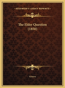 Hardcover The Elder Question (1850) Book