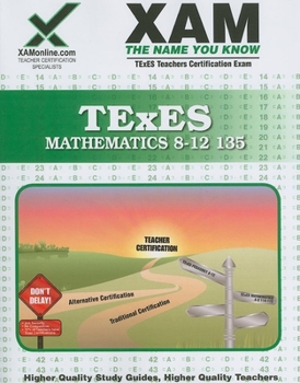 Paperback TExES Mathematics 8-12 135: Teacher Certification Exam Book