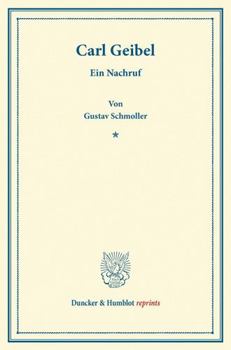 Paperback Carl Geibel.: Ein Nachruf. [German] Book