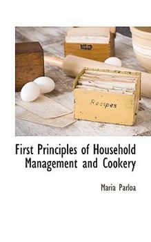 Paperback First Principles of Household Management and Cookery Book