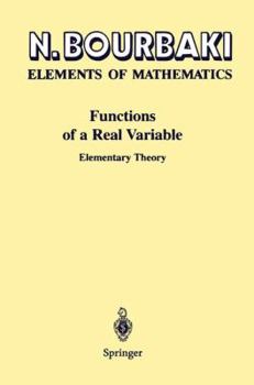Paperback Functions of a Real Variable: Elementary Theory Book