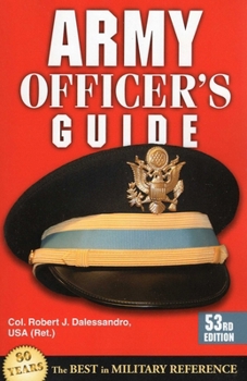 Paperback Army Officer's Guide Book