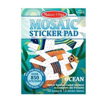 Misc. Mosaic Sticker Pad - Ocean Book