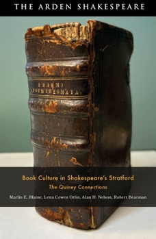 Hardcover Book Culture in Shakespeare's Stratford: The Quiney Connections Book