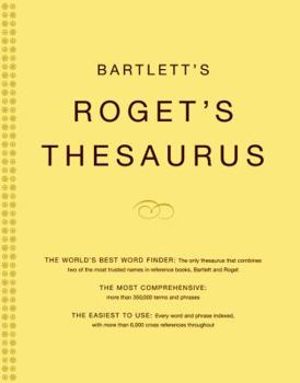 Paperback Bartlett's Roget's Thesaurus Book