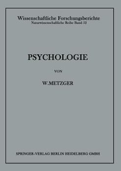 Paperback Psychologie: Die Entwicklung Ihrer Grundannahmen Seit Der Einführung Des Experiments [German] Book