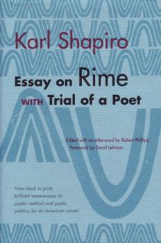 Essay on Rime: with Trial of a Poet (Poets on Poetry) - Book  of the Poets on Poetry