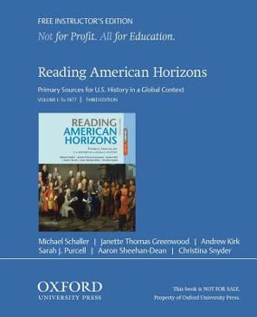 Paperback Reading American Horizons, Volume 1 Ie Book