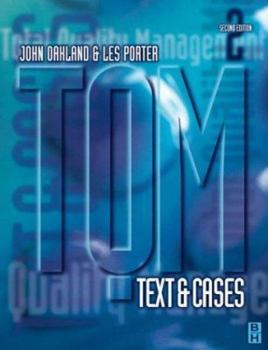 Paperback TQM: Text with Cases Book