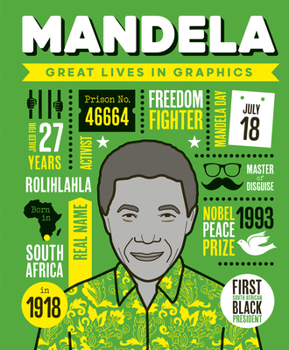 Hardcover Great Lives in Graphics: Mandela Book