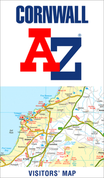 Paperback Cornwall A-Z Visitors' Map Book