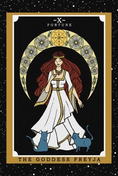 Paperback The Goddess Freyja: Tarot Card Notebook Book