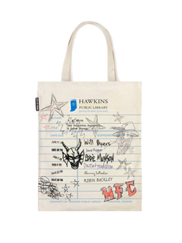 Misc. Stranger Things: Hawkins Public Library Tote Bag Book