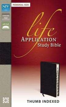 Bonded Leather Life Application Study Bible-NIV-Personal Size Book