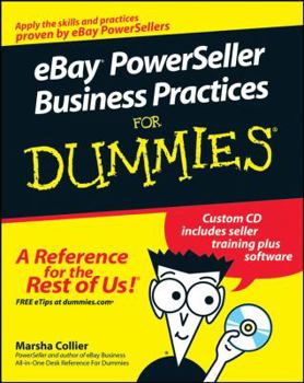 Paperback Ebay Powerseller Business Practices for Dummies Book