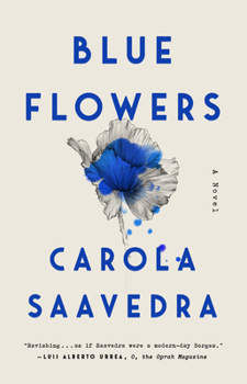 Paperback Blue Flowers Book