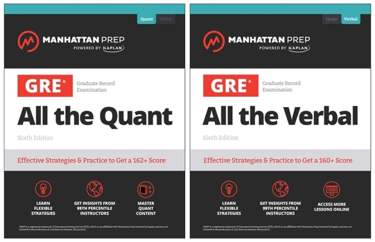 Paperback All the GRE: Effective Strategies & Practice from 99th Percentile Instructors Book