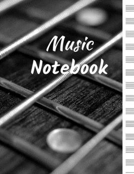 Paperback Music Notebook: Blank Music Sheet Notebook: Music Manuscript Paper, Staff Paper, Music Notebook 13 Staves, 8.5 x 11, A4, 110 pages Book