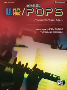 Paperback U.Play.Plus More Pops: Violin (Parts A & B) Book