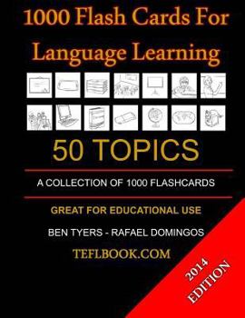 Paperback 1,000 Flash Cards for Language Learning Book