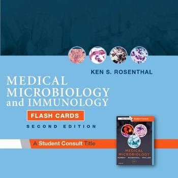 Hardcover Medical Microbiology and Immunology Flash Cards Book