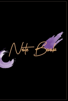 Note Book: Black & Gold Note Book/ Journal