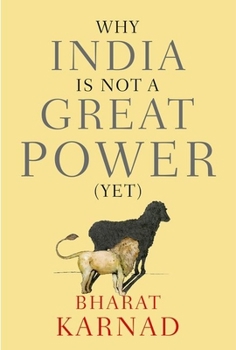 Hardcover Why India Is Not a Great Power (Yet) Book