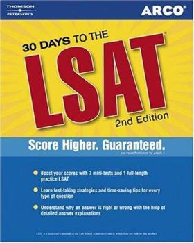 Paperback 30 Days to the LSAT, 2nd Ed Book