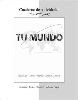 Paperback Wblm to Accompany Tu Mundo Book