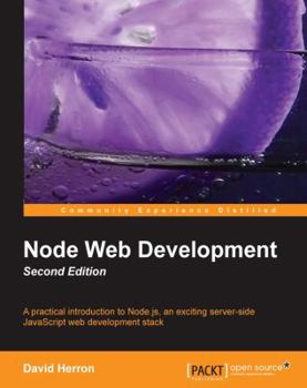 Paperback Node Web Development (2nd Edition) Book