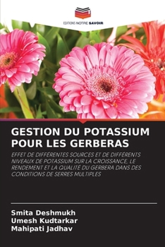 Paperback Gestion Du Potassium Pour Les Gerberas [French] Book