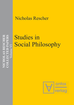 Hardcover Studies in Social Philosophy Book