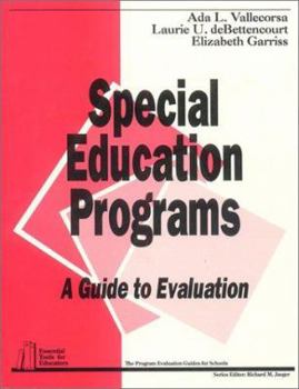 Paperback Special Education Programs: A Guide to Evaluation Book