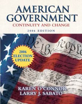 Paperback American Government: Continuity and Change Book