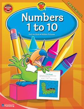 Paperback Numbers 1-10, Grade Preschool (Brighter Child Workbooks) Book