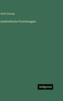 Hardcover Aesthetische Forschungen [German] Book