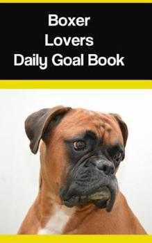 Paperback Boxer Lovers Daily Goal Book